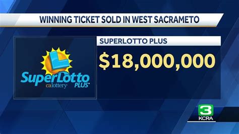Jackpot! $41 Million SuperLotto Plus Ticket Sold in Sacramento.